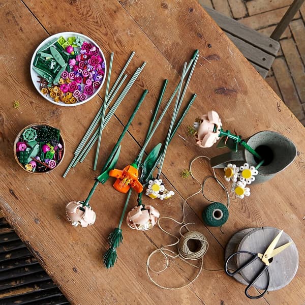 Botanicals Blomsterbuket, Byggesæt Voksne, Samlerobjekt, Botanik, Byggeklodser
