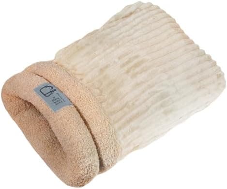 Kattsovsäck, fluffig kattsovsäck, bekväm kattsovsäck, Cat Winter Sleeping Bag,L