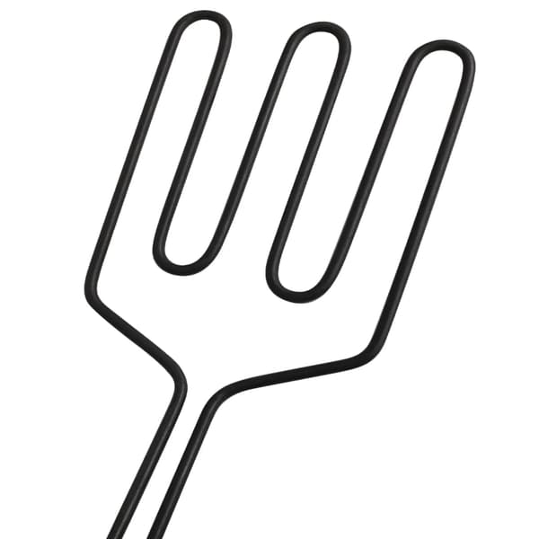 vidaXL Elektrisk BBQ-tenner 1500W rustfritt stål