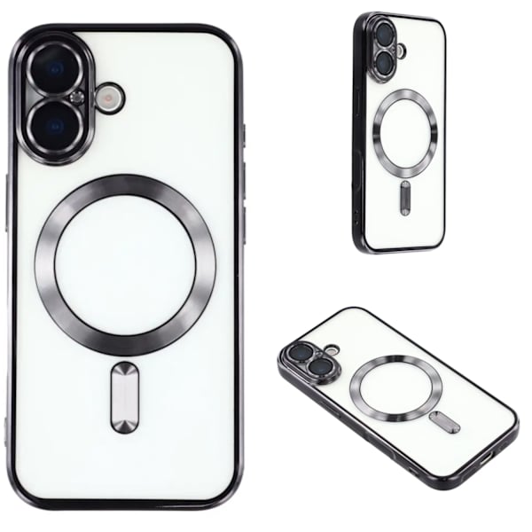 MagSafe iPhone 17 Cover - Transparent/Sort