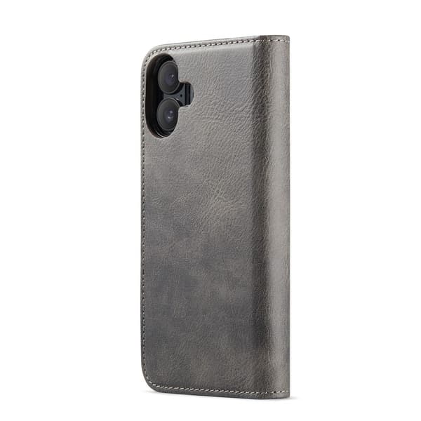 DG MING iPhone 17 2-i-1 Magnetisk Pung Etui - Grå