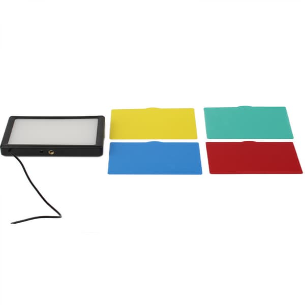 Videobelysning 2-pack, bärbar dimbar 5600K LED-fotografering