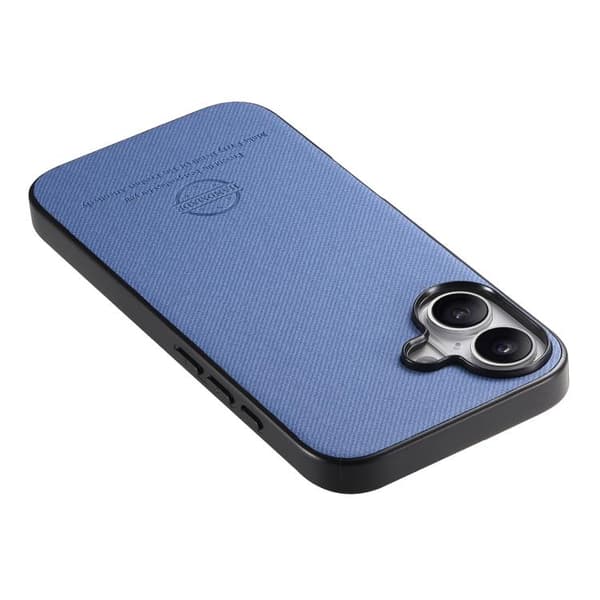 iPhone 17 Telefoncover - Twill og Læder Grå Grå