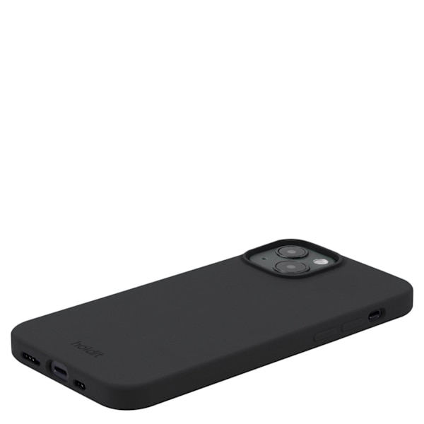 iPhone 15 Telefoncover (Sort Silikone)