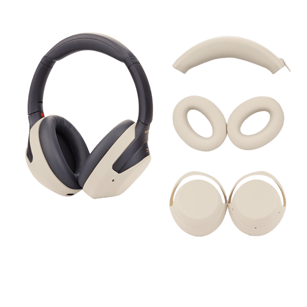 Øreputer, deksler og hodebåndpute til Sony WH-1000XM3/4 Beige Beige Beige