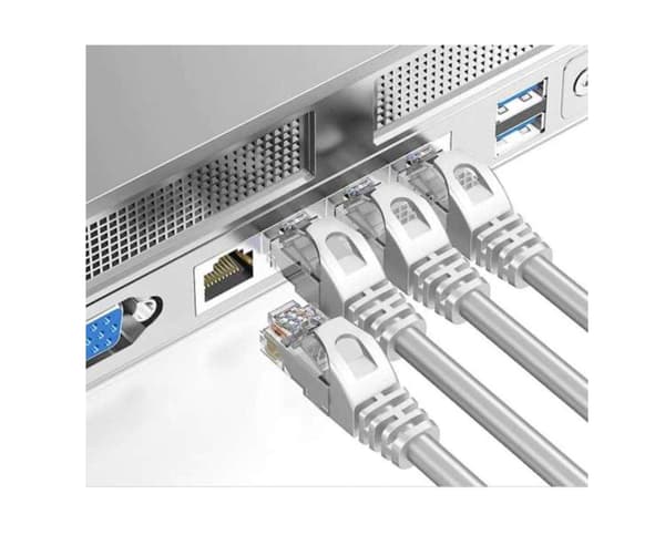 30m - Verkkokaapeli - Cat5e - Internet-kaapeli harmaa