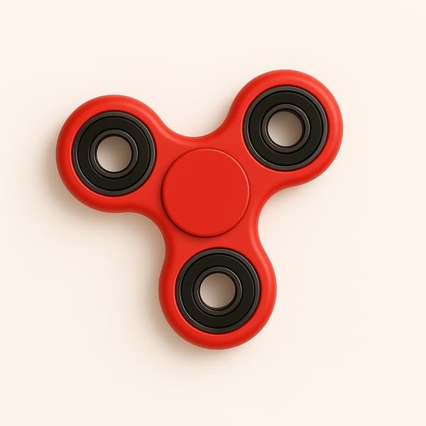 Fidget Spinner Ultra Spin Trio - Punainen