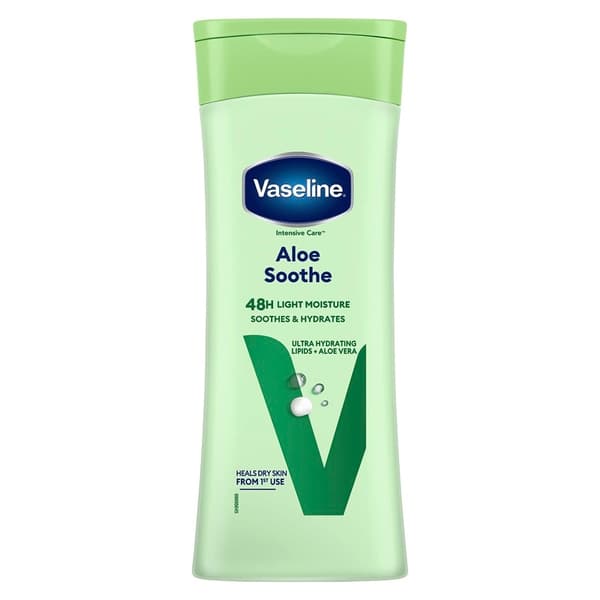 Vaseline Intensive Care Aloe Soothe 400ml Läpinäkyvä