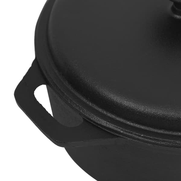 vidaXL Gryde Ø26,5 cm støbejern Sort