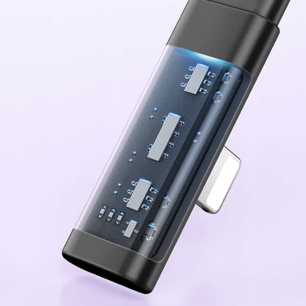 MCDODO Retvinklet USB-C Lightning Fladt Datakabel 36W til iPhone 12/13/14, Sort, 1 meter