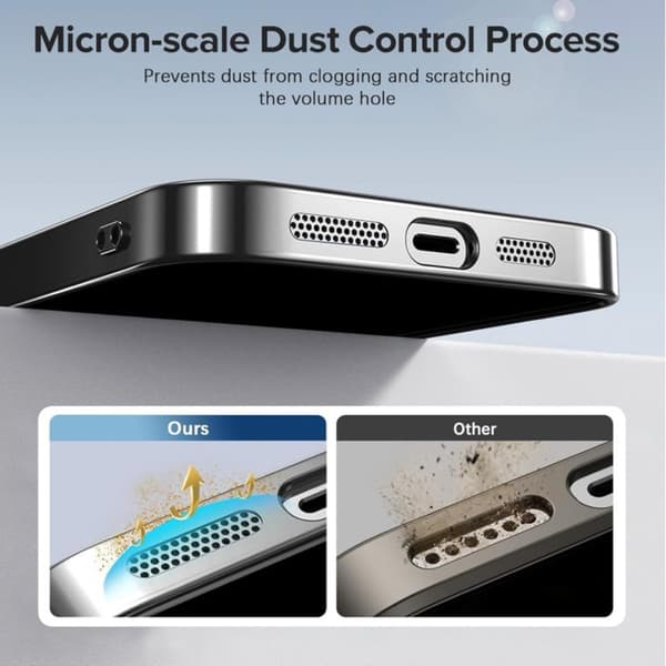 MagSafe iPhone 17 Cover - Transparent/Sort
