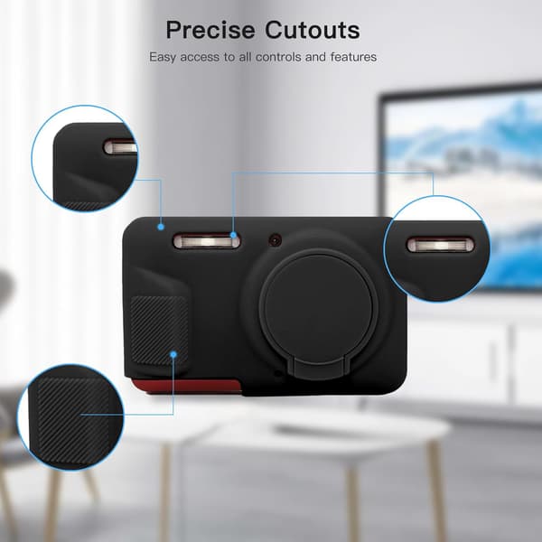 Silikondeksel til Kodak PIXPRO FZ55 avtakbart linsedeksel, melkehvit