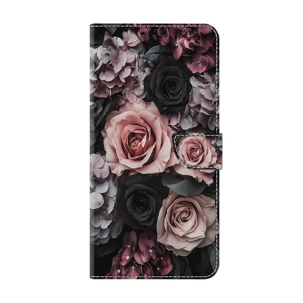 Plånboksfodral med blommönster för Apple iPhone 16e