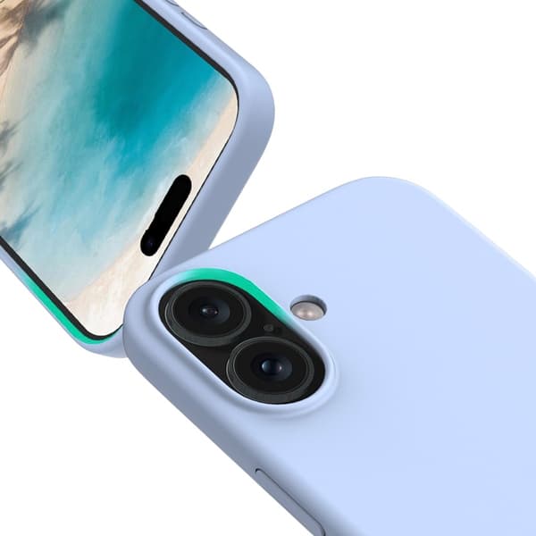 Rvelon iPhone 17 Silikon MagSafe Mobilskal - Ljusblå