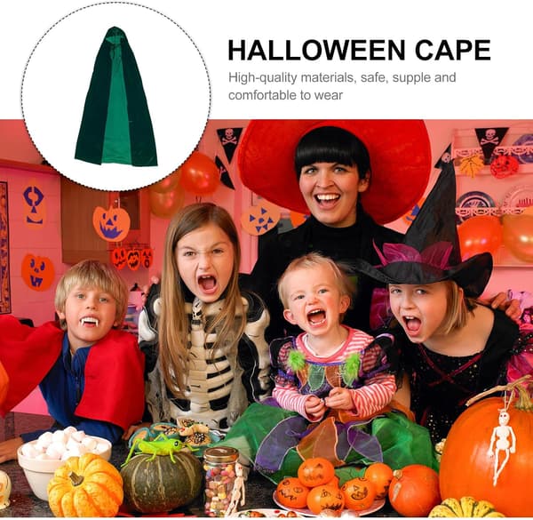 Halloween-kappe til fest, hettekappe, kreativt cosplaykostyme for voksne