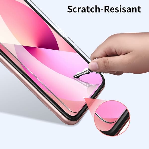 iPhone 16e skärmskydd, 0,2 mm härdat glas, 2-pack