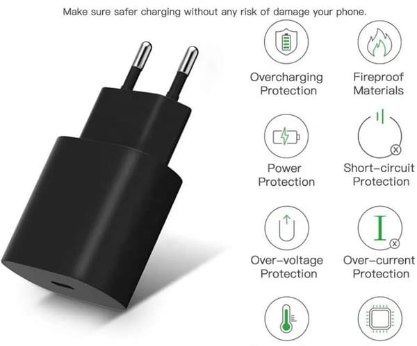Samsung Oplader Hurtig Oplader - Adapter + Kabel 25W USB-C 2m Sort