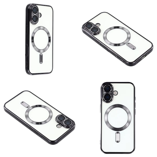 MagSafe iPhone 17 Cover - Transparent/Sort