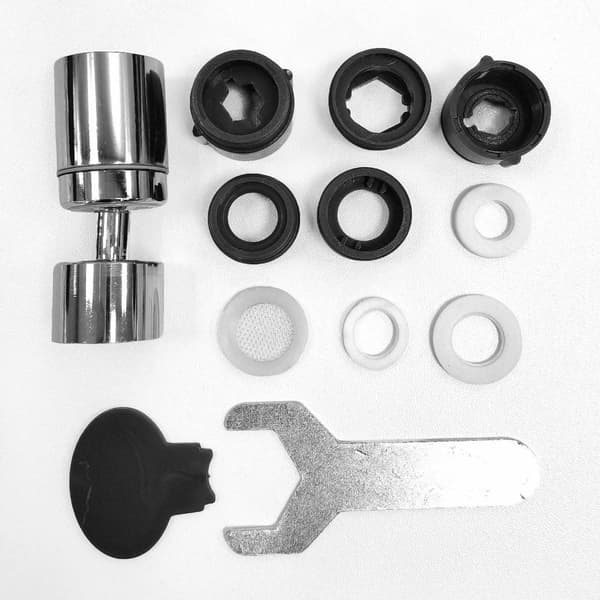 Strålsamlare med dubbla lägen och 720° rotation Silver Silver