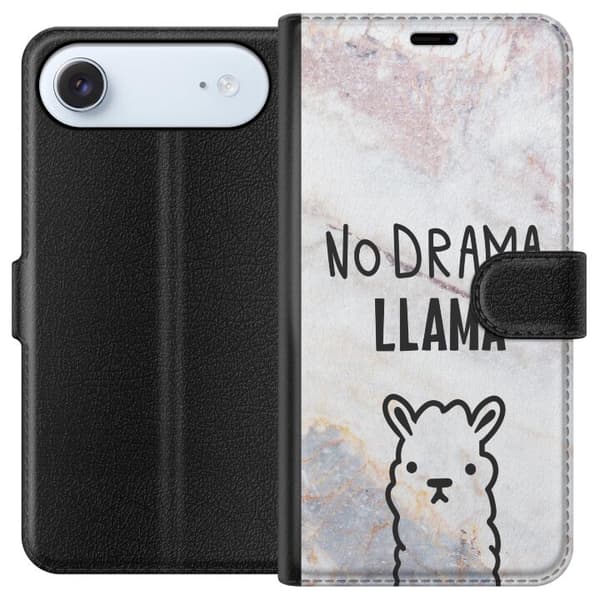 Kompatibelt plånboksfodral för Apple iPhone Air Llama Marble