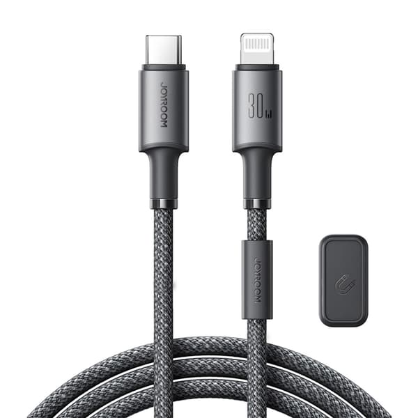 Joyroom S-A50 3A USB-C - Lightning-kaapeli 60W 1,2m - Harmaa