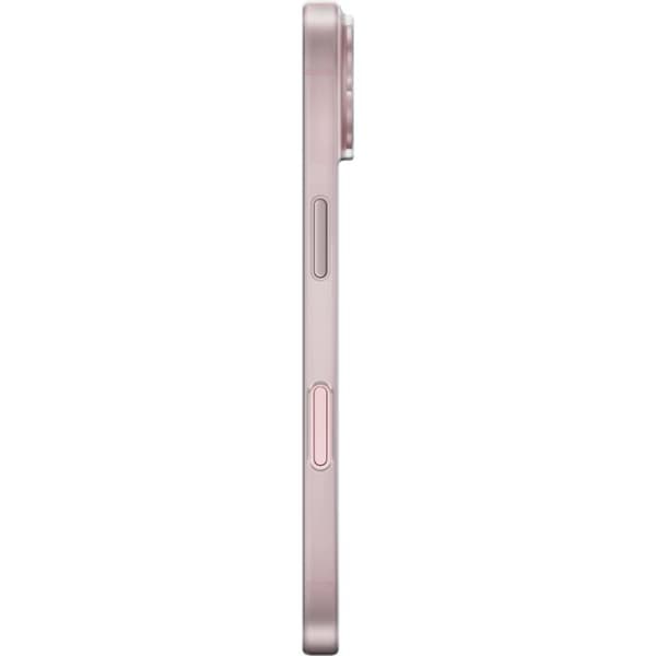 Hjerteformet beige telefondeksel til Apple iPhone 16