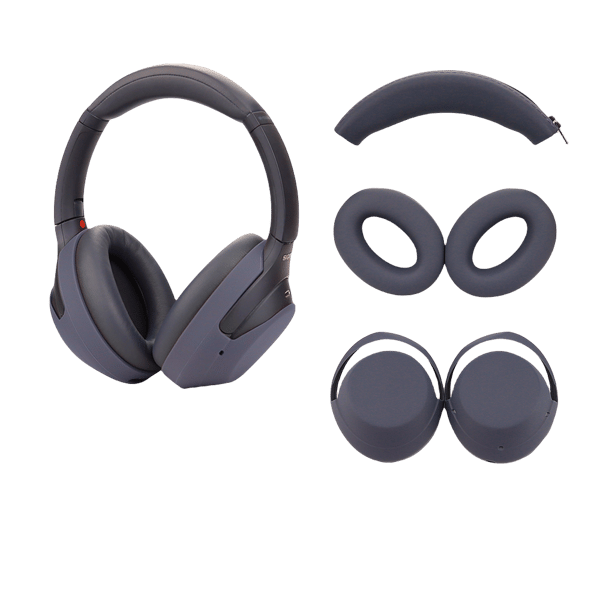 Øreputer, deksler og hodebåndpute til Sony WH-1000XM3/4 Blå Blå Blue