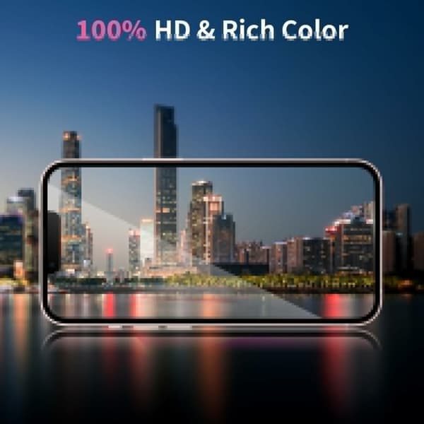 iPhone 16e skärmskydd, 0,2 mm härdat glas, 2-pack