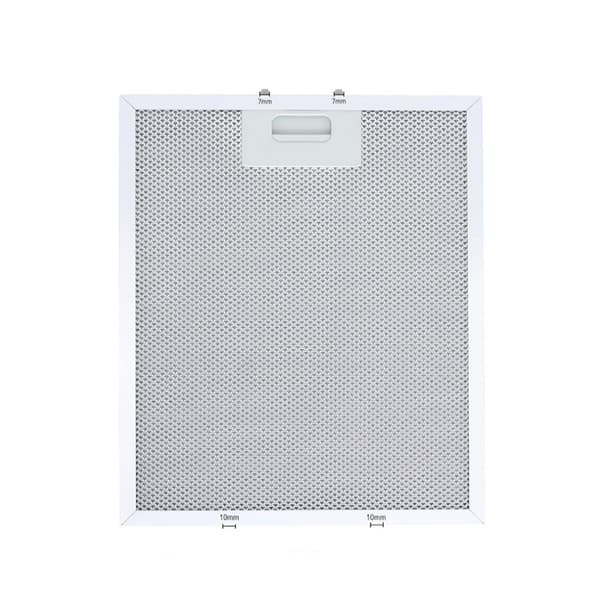 Avgasfilter - 320x260 mm, aluminium + kolfilter, 2-pack