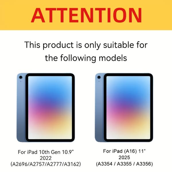 Klar hårdt etui til iPad med penneholder, sort iPad (A16) Black