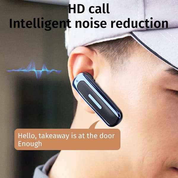 Trådlöst Bluetooth-headset, E1 Bluetooth-headset Handsfree Business Headset Trådlösa stereoheadset