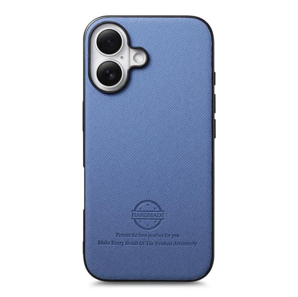 iPhone 17 Telefoncover - Twill og Læder Grå Grå