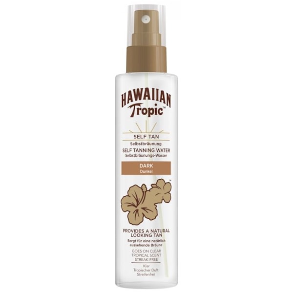 Itseruskettava vesi - HAWAIIAN TROPIC - Tumma - 190 ml - Kosteuttava - Nopeasti kuivuva