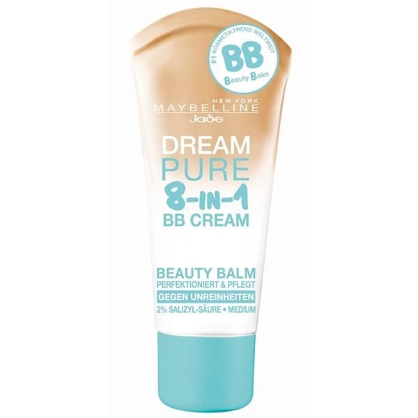 Maybelline Dream Pure 8-in-1 BB-voide rasvaiselle iholle SPF 15 30 ml - Medium