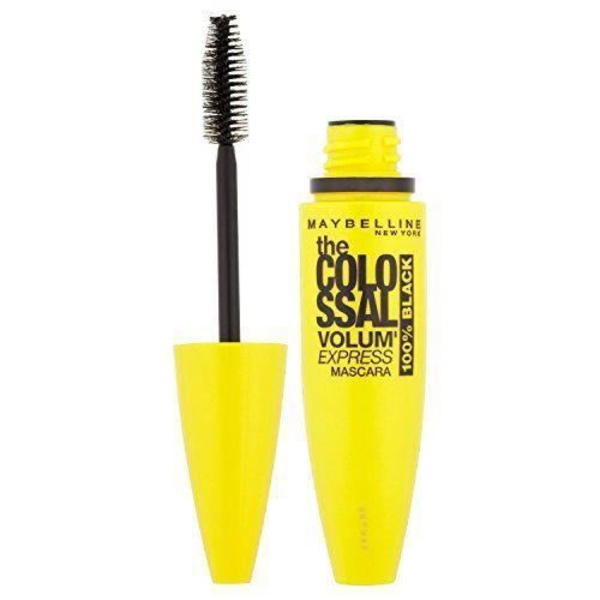 Mascara - Maybelline - The Colossal Go - 100 % sort - Kolossal volumen - Kollagen 100 % svart