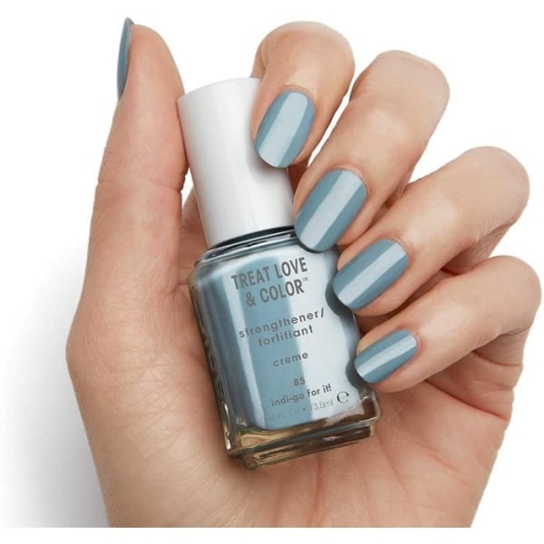 Nagellack - ESSIE - 85 Indi-go för det - Perfekt täckning - Exklusiv borste indigo