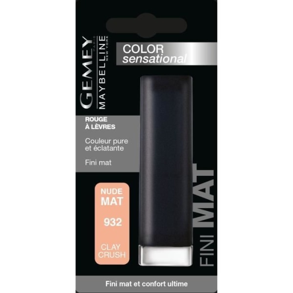 MAYBELLINE Läppstift Matt Färg Matt FinishFärgSensational CreamyMattes 932 Clay Beige