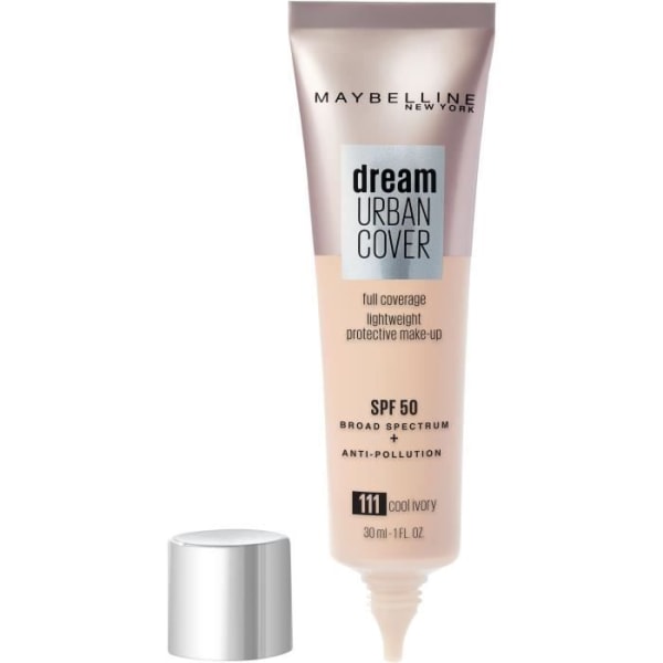 Maybelline New York Dream Urban Cover Nu 111 Cool Ivory