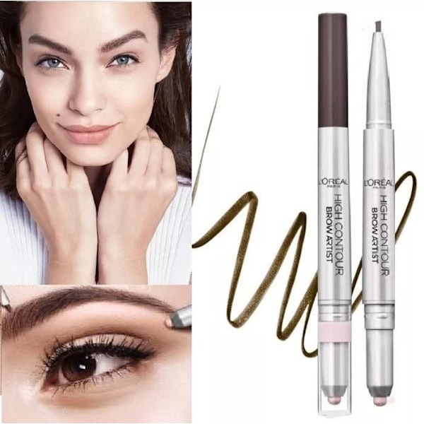 L'ORÉAL - BROW ARTIST HIGH CONTOUR Øjenbrynsblyant - 107 Cool BrunetteL'Oréal