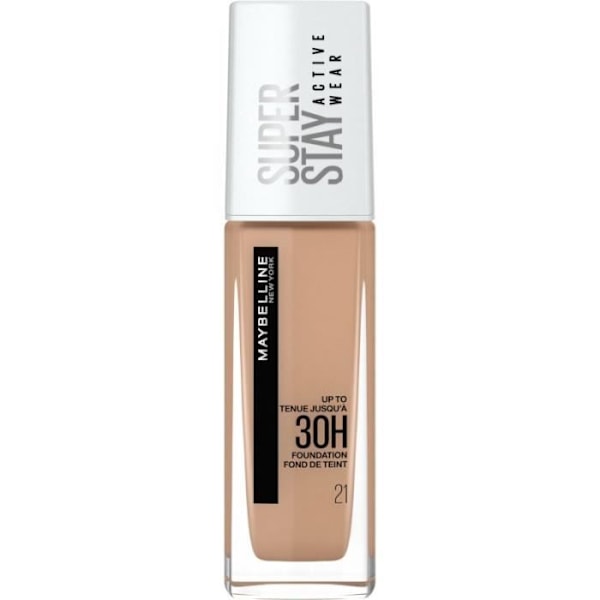 Maybelline Superstay 30H Long-Wear Foundation 21 Golden beige 21 GYLDNE BEIGE