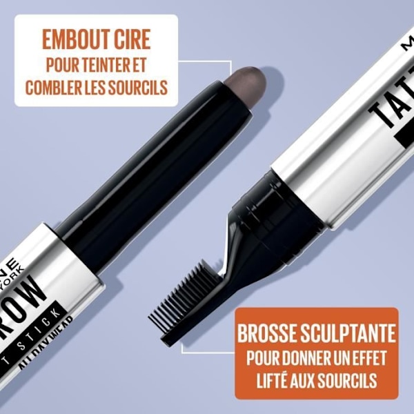 Øjenbrynsblyant - MAYBELLINE NEW YORK - Tattoo Brow Lift - 01 Blond - Løftende effekt - Langtidsholdbar Blond hår