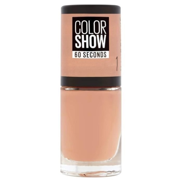 1 Go Bare - Colorshow 60 Seconds Nagellack från Gemey-Maybelline