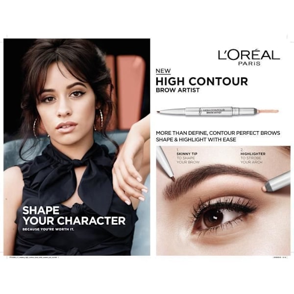 L'Oréal Paris Make-Up Designer LMU Brow Art.HighDefiner Nu 108 lämmin br, 8 mm, 8 mm, 140 mm, 12 g