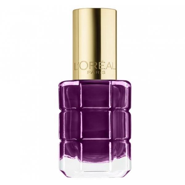 Nagellack - L'Oréal - COLOR RICHE - 332 Violet Vendôme - Enkel applicering - Naggad borste Violett Vendôme