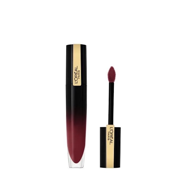 L'Oréal Paris - Lakattu nestemäinen huuliväri - Brilliant Signature - Sävy: Be Powerful (312) - 6,4 ml Rød