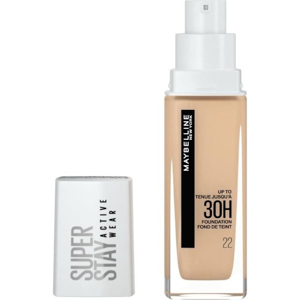 MAYBELLINE NEW YORK Superstay 30H Foundation - No. 22 Light Honey - 30 ml Miele Lys