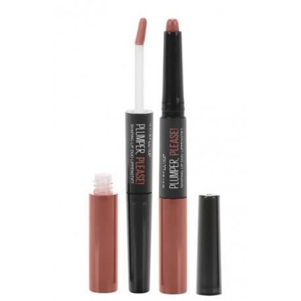 MAYBELLINE PLUMPER PLEASE SHAPING LÆBE DUO 205 CLOSE UP