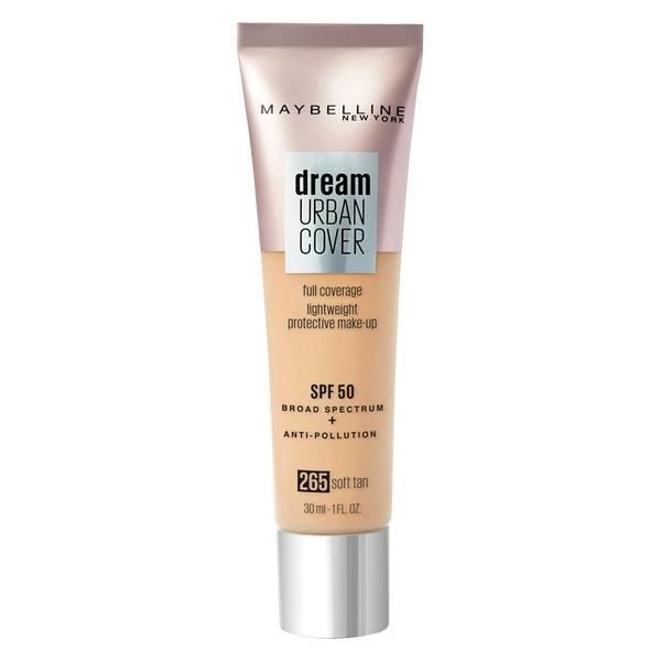 Dream Urban Cover nestemäinen meikkipohja Maybelline SPF50 (30 ml)