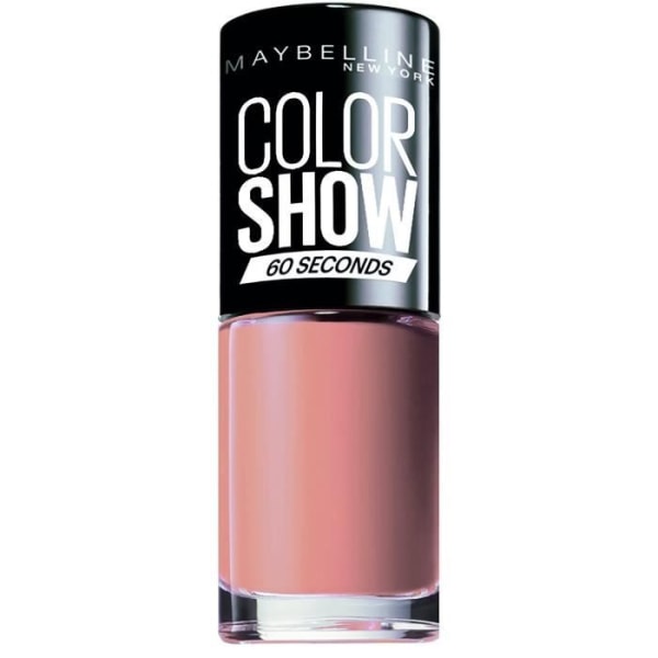 Nagellack - Gemey Maybelline - Color Show - 001 GO BARE - Rosa - Perfekt applicering 001 GÅ BAR ÄR