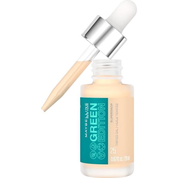 Tonet ansigtsolie - MAYBELLINE NEW YORK - Green Edition - 25 Tonet